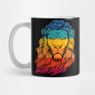 Vintage Lion Head Mug